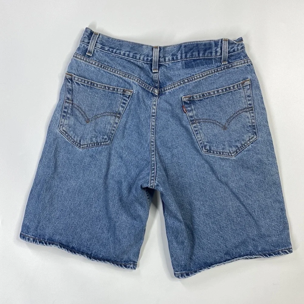 Vintage Levi's 550 Relaxed Fit Denim Jean Shorts Size 34 10